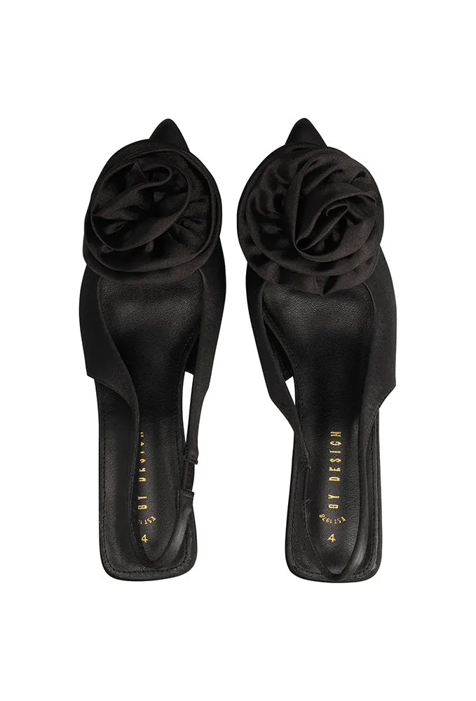 Rosaleen Kitten Heel Slingback _ 153656 _ Black sold by Dunns product image thumbnail 4
