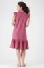 Zia Flutter Sleeve Dress _ 160078 _ Pink sold by Dunns