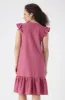 Zia Flutter Sleeve Dress _ 160078 _ Pink sold by Dunns