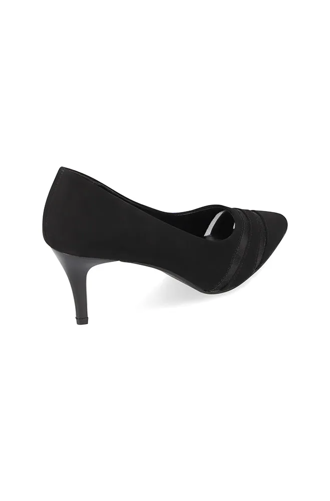 Lami Mesh Kitten Heel _ 153718 _ Black sold by Dunns product image thumbnail 3