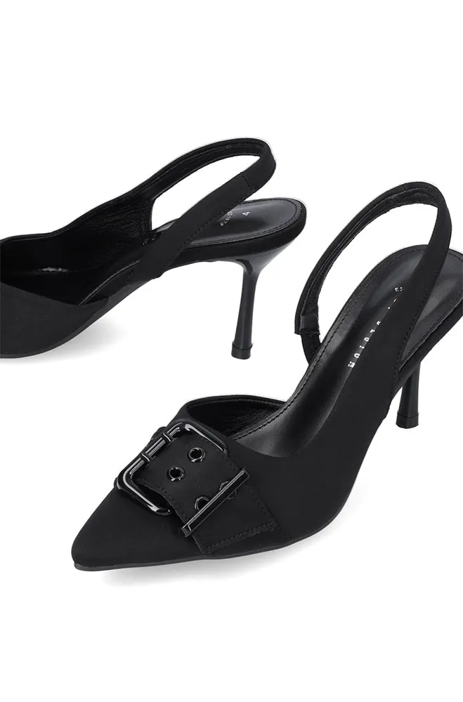 Malica Buckle Heel _ 155630 _ Black sold by Dunns product image thumbnail 2