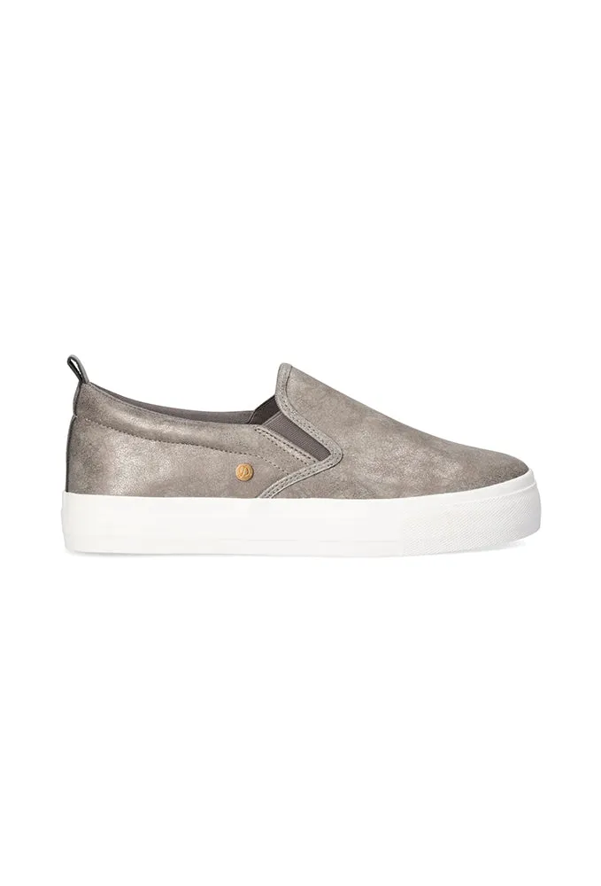 Jemima Sparkle Slip On _ 153095 _ Grey sold by Dunns