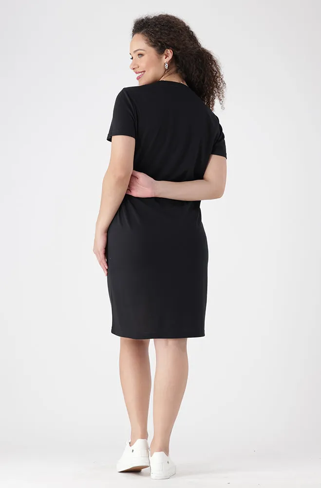 Koko T Shirt Dress _ 154471 _ Black sold by Dunns product image thumbnail 5
