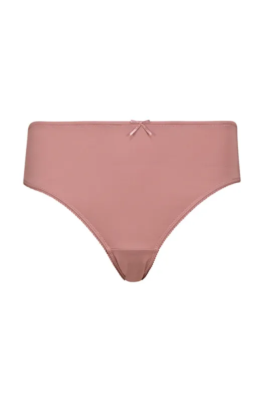 Jane Microfiber Bikini _ 160813 _ Dusty Pink sold by Dunns