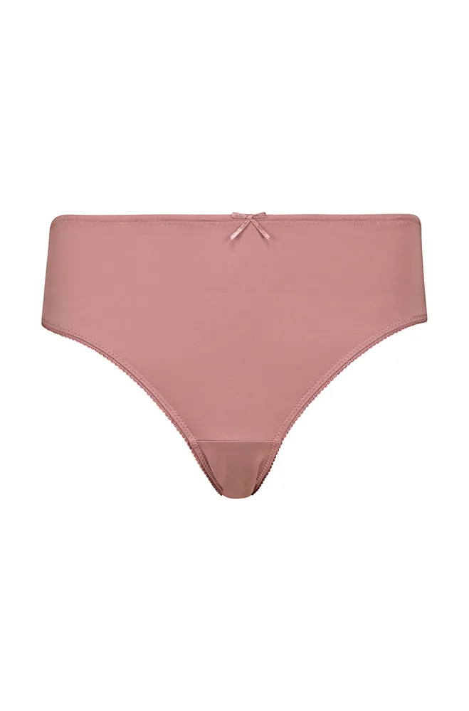 Jane Microfiber Bikini _ 160813 _ Dusty Pink sold by Dunns