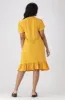 Alice Tulip Sleeve Shift Dress _ 154033 _ Ocre sold by Dunns