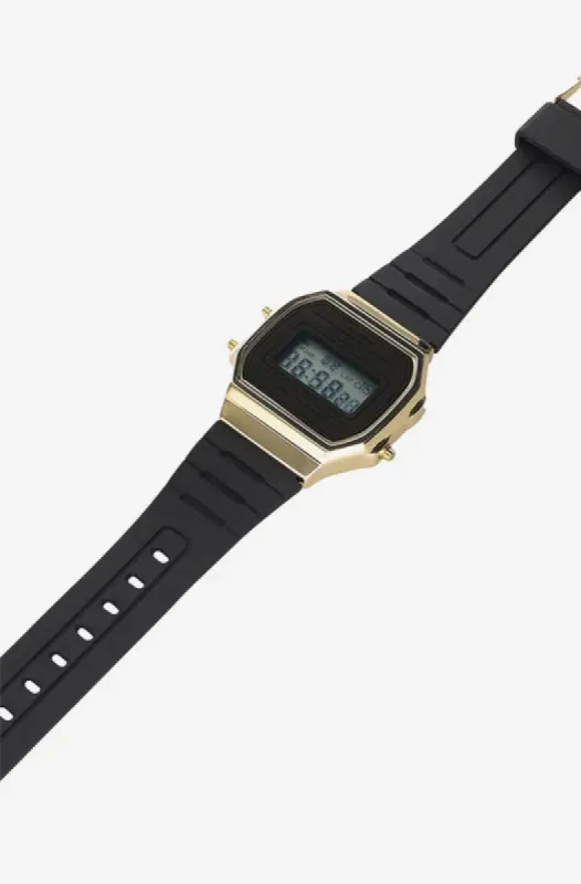 Mello Casio Gold And Black Watch _ 148218 _ Black sold by Dunns