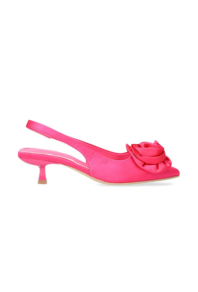 Rosaleen Kitten Heel Slingback _ 153658 _ Pink sold by Dunns