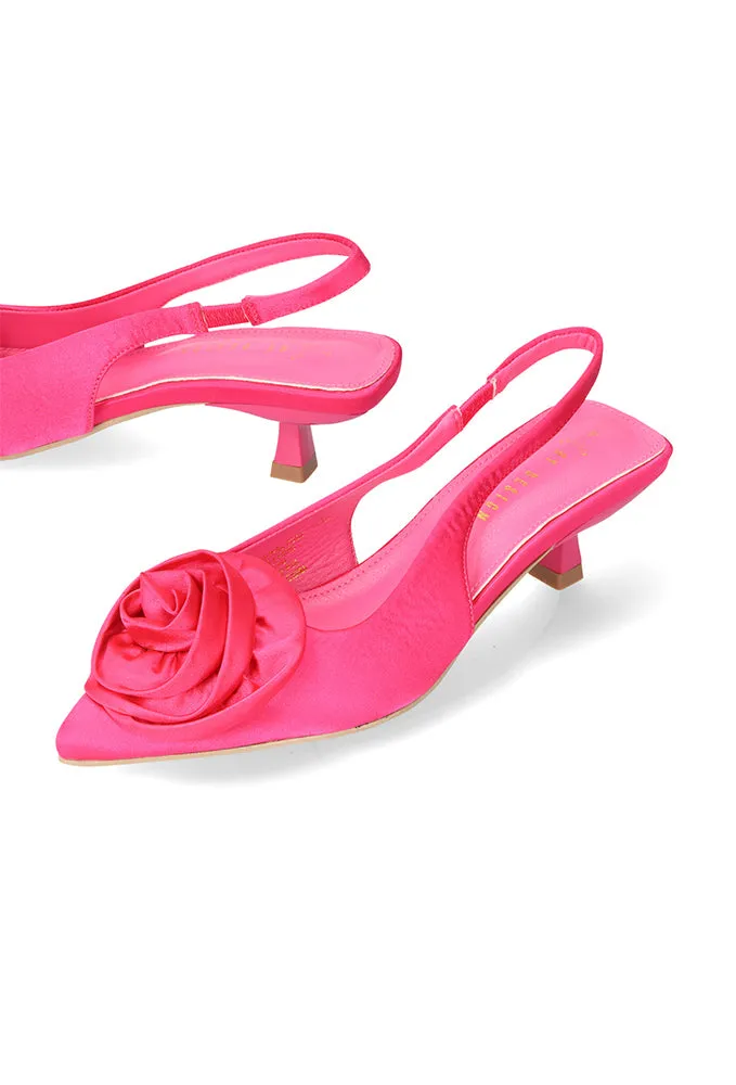 Rosaleen Kitten Heel Slingback _ 153658 _ Pink sold by Dunns product image thumbnail 4