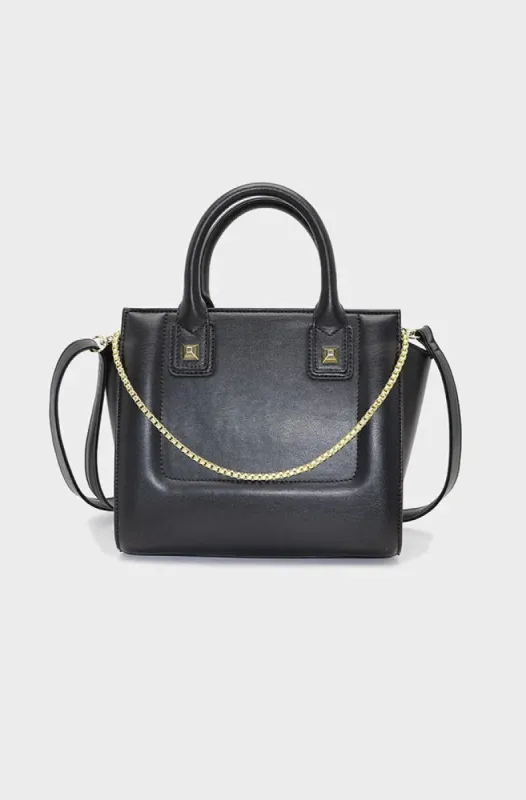 Tina Studded Tote Bag _ 147760 _ Black sold by Dunns