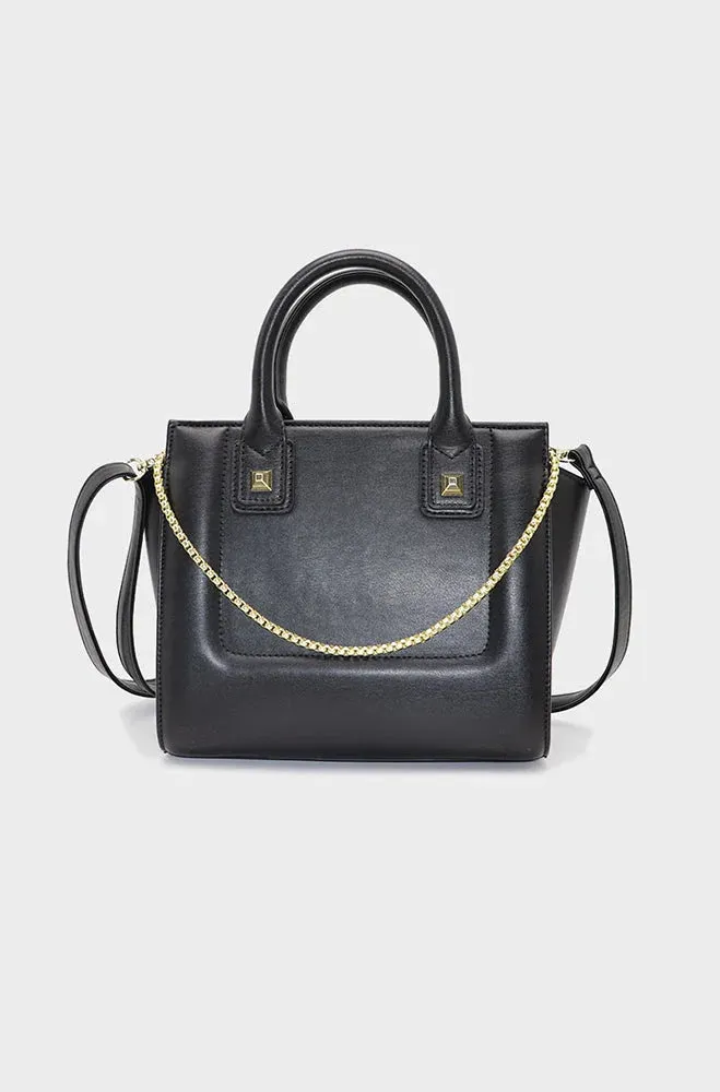 Tina Studded Tote Bag _ 147760 _ Black sold by Dunns