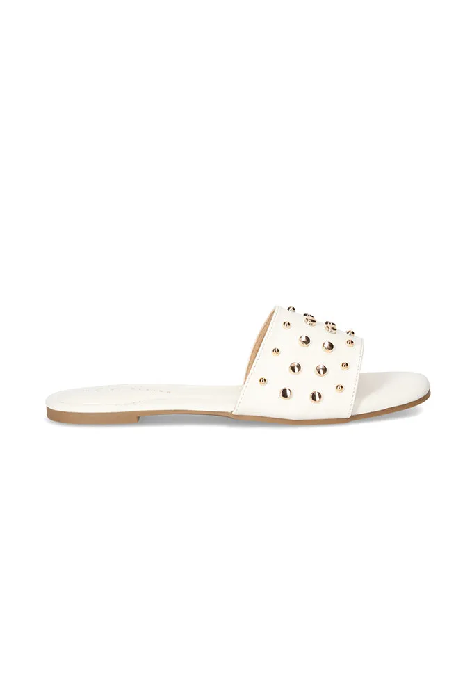 Coreen Mule _ 153305 _ White sold by Dunns