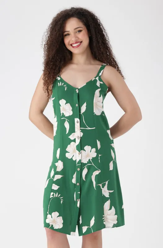 Laurel  Strappy  Dress _ 154267 _ Green sold by Dunns