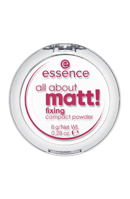 Essence All About Matt Fixing Compact Powder _ 162462 _ White sold by Dunns