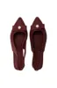 Celeste Gold Studded Pump _ 155780 _ Burgundy sold by Dunns