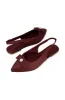 Celeste Gold Studded Pump _ 155780 _ Burgundy sold by Dunns