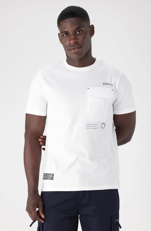 Lincoln Tee _ 154505 _ White sold by Dunns