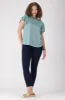 Nikki Flutter Sleeve Top _ 156333 _ Blue sold by Dunns