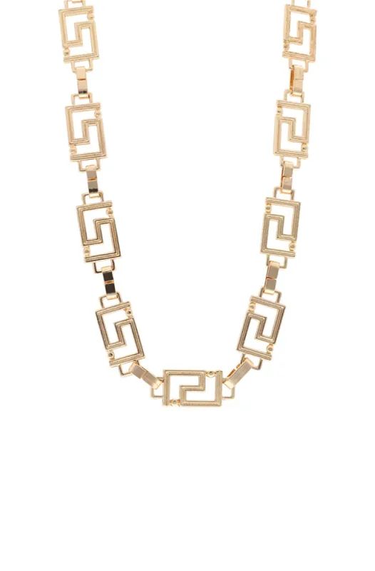 Sally Link Chain Necklace _ 156095 _ Gold sold by Dunns