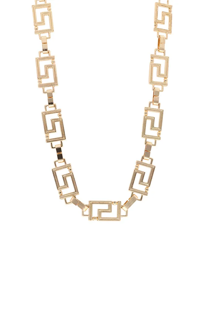Sally Link Chain Necklace _ 156095 _ Gold sold by Dunns