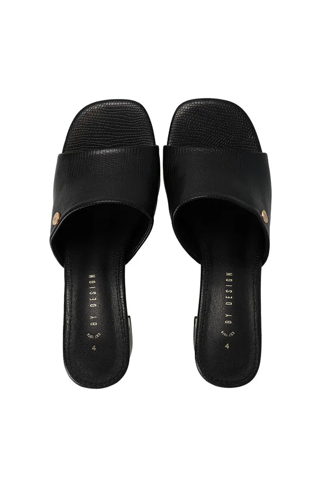 Rory Block Heel Mule _ 155685 _ Black sold by Dunns product image thumbnail 4