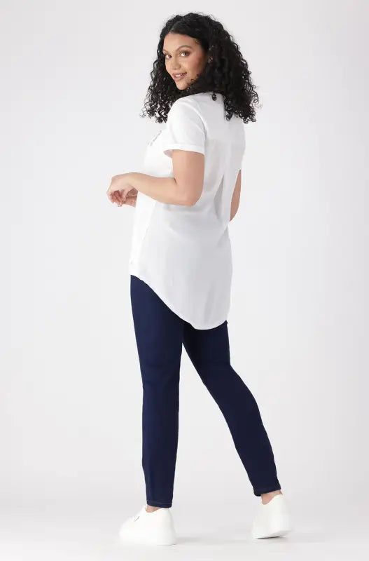 Sarah Sparkle Tee _ 144423 _ White sold by Dunns product image thumbnail 5