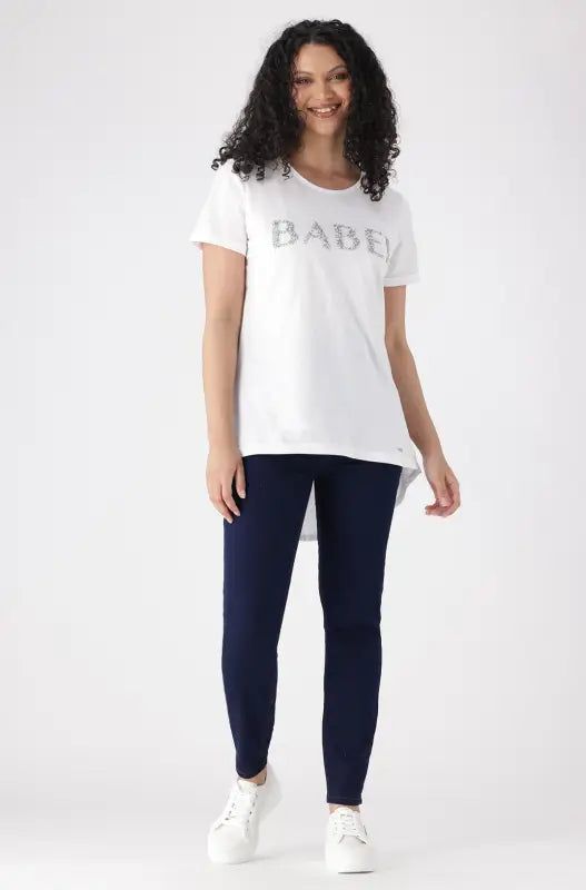 Sarah Sparkle Tee _ 144423 _ White sold by Dunns product image thumbnail 4