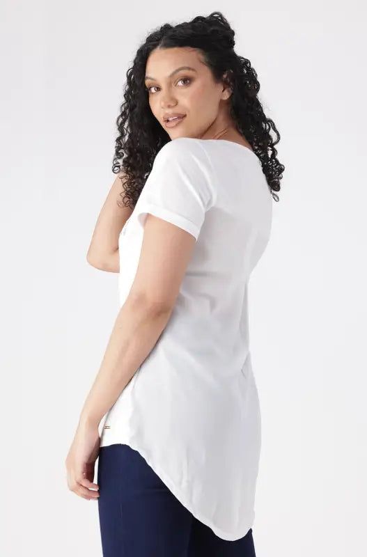 Sarah Sparkle Tee _ 144423 _ White sold by Dunns product image thumbnail 2