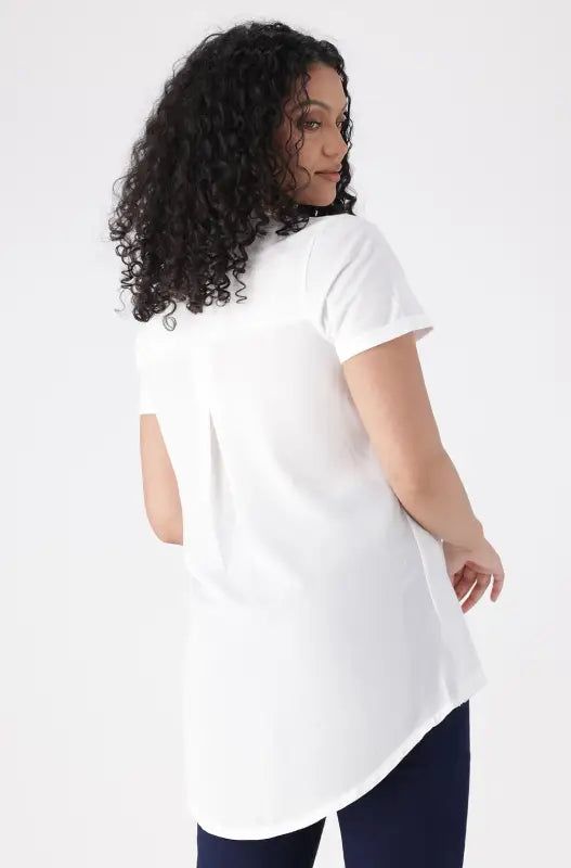 Sarah Sparkle Tee _ 144423 _ White sold by Dunns product image thumbnail 3