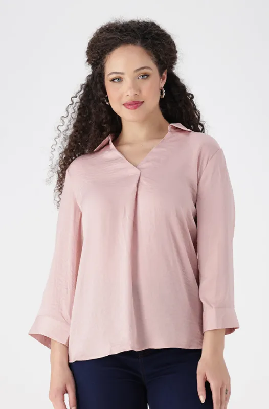 Alysaa Top _ 154099 _ Pink sold by Dunns