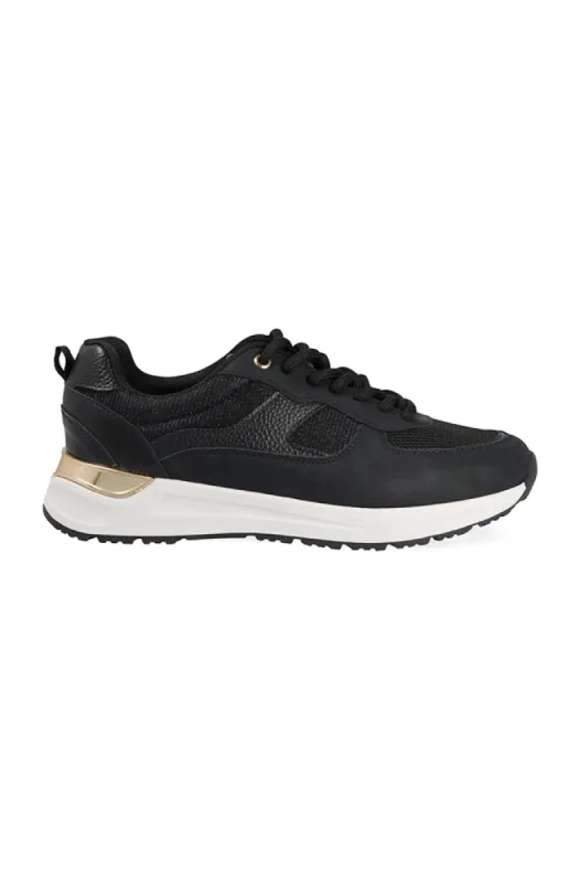 Nova Side Glitter Sneaker _ 155739 _ Black sold by Dunns
