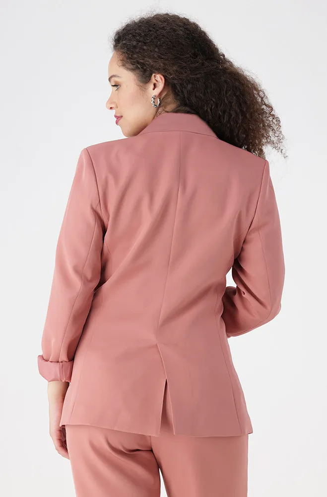 Farah Smart Blazer _ 154942 _ Pink sold by Dunns product image thumbnail 3