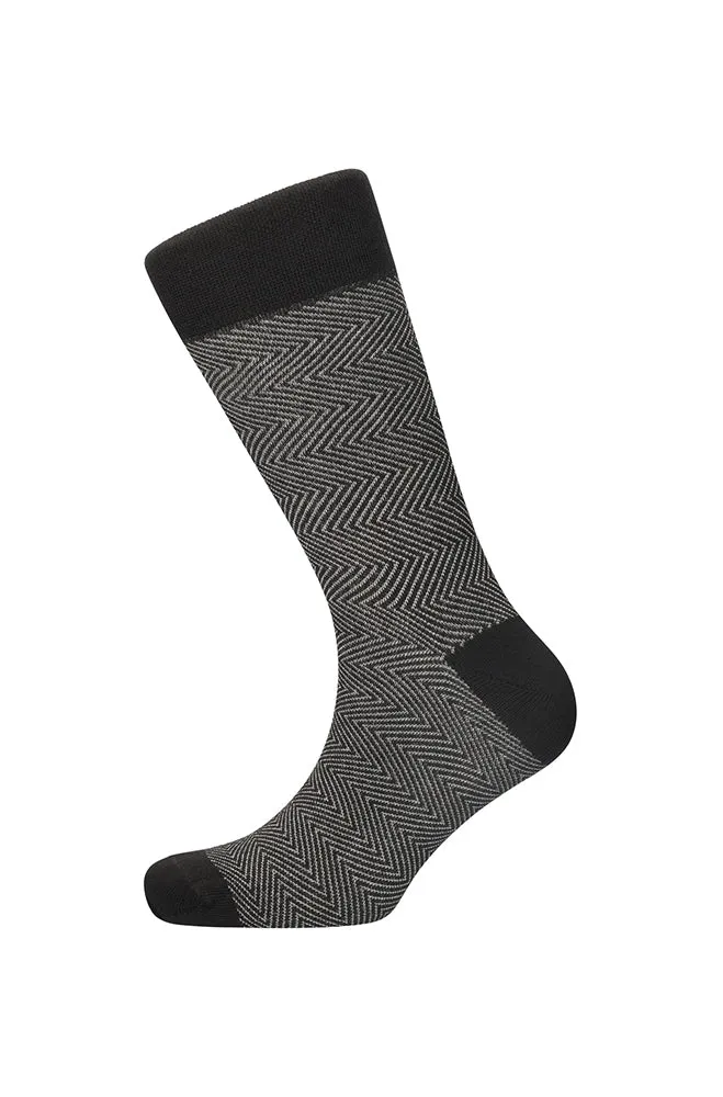 Zak Socks 3pk _ 150094 _ Black sold by Dunns product image thumbnail 3