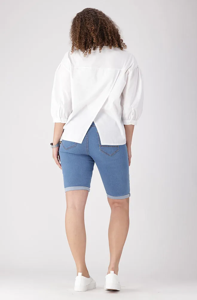 Sarah Knit Combo Top _ 156435 _ White sold by Dunns product image thumbnail 5