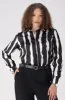 Lilly Satin Button Down Shirt _ 156463 _ Multi sold by Dunns