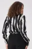 Lilly Satin Button Down Shirt _ 156463 _ Multi sold by Dunns