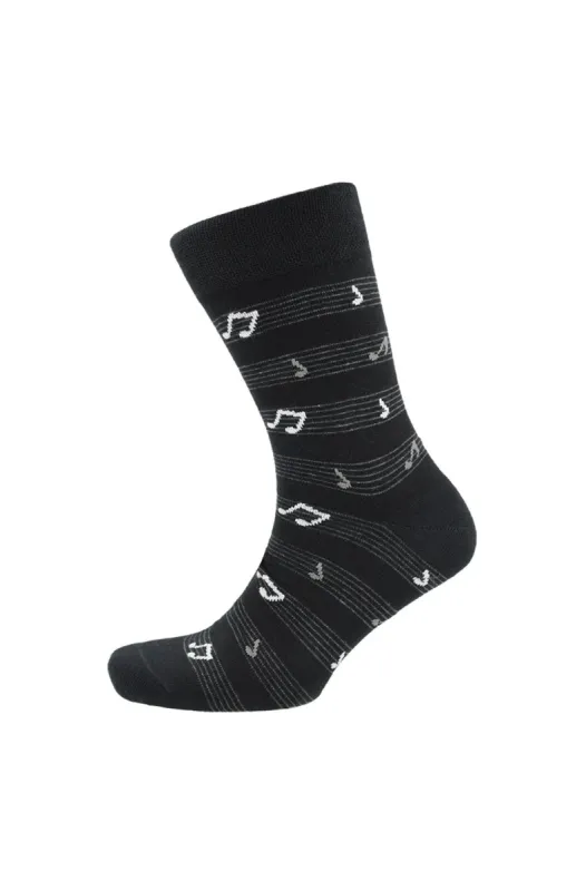 Music Single Socks _ 146662 _ Black sold by Dunns
