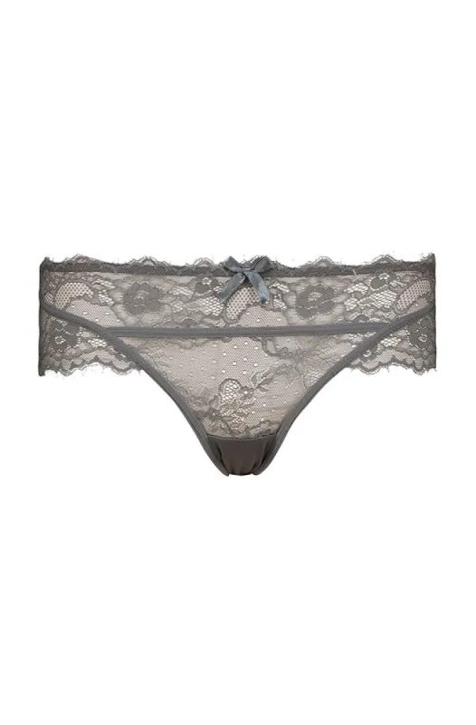 Lisa Lace Front Bikini _ 161091 _ Grey sold by Dunns