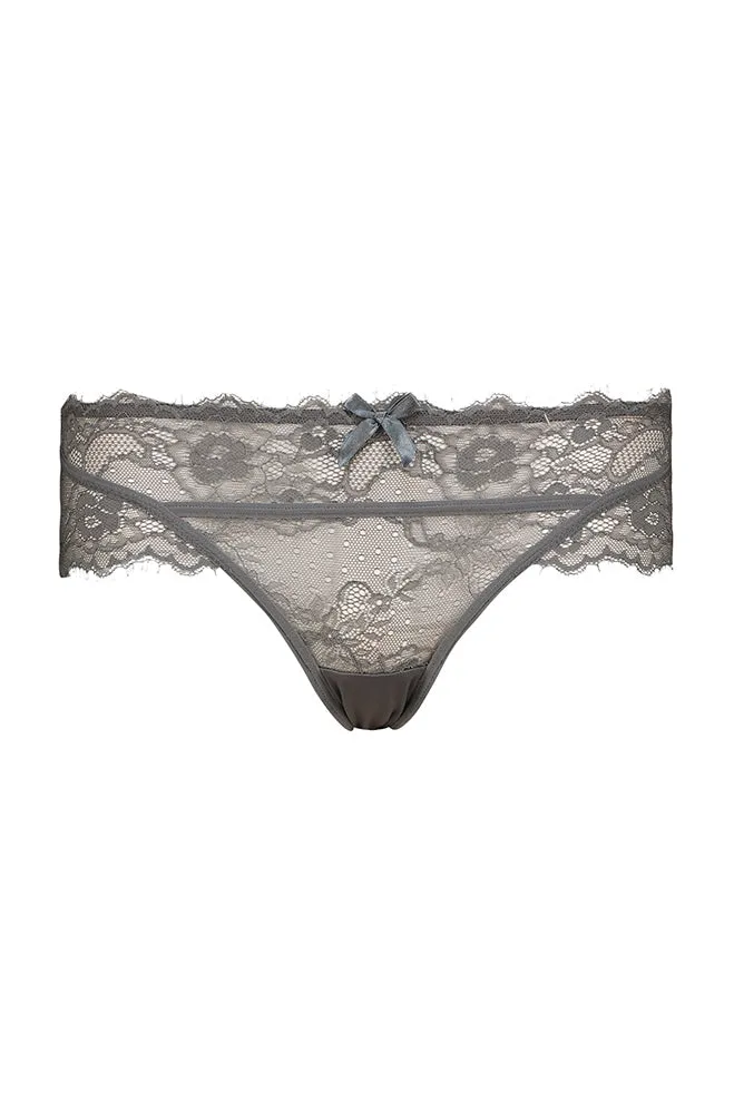 Lisa Lace Front Bikini _ 161091 _ Grey sold by Dunns