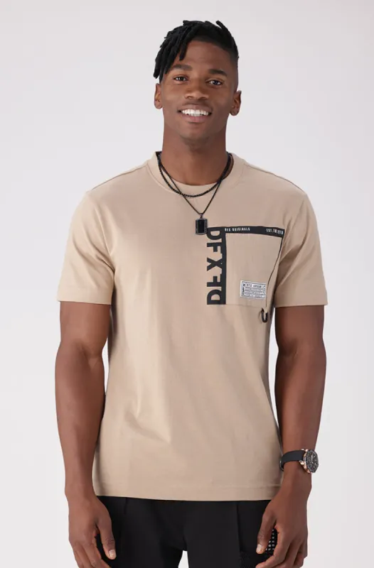 Cloverdale Tee _ 156327 _ Natural sold by Dunns