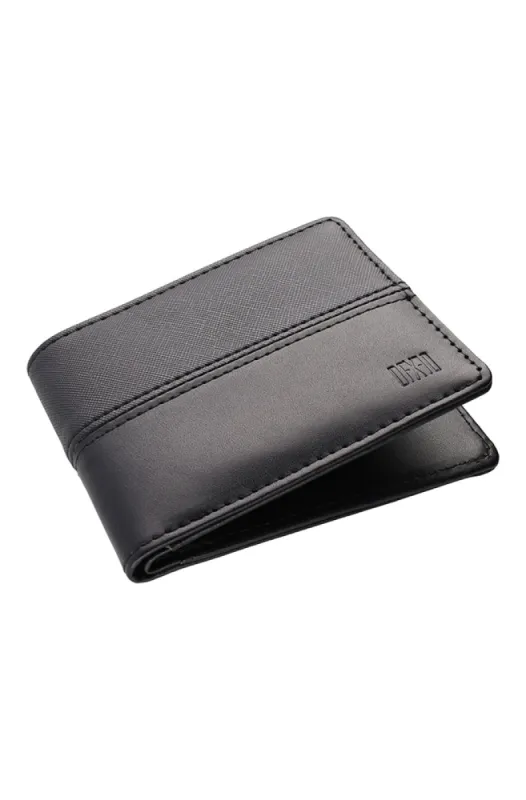 Lee Textured Wallet _ 154595 _ Black sold by Dunns
