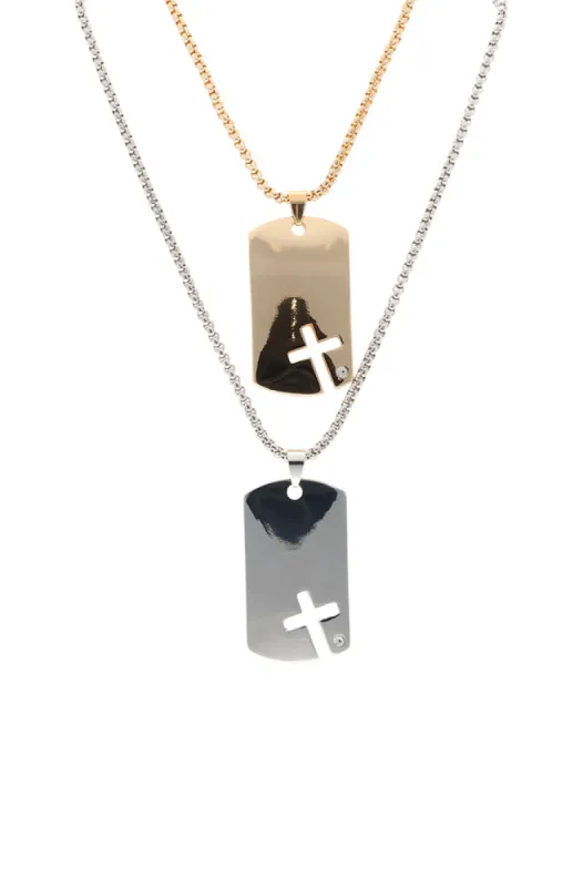 Abel Tag Set Necklace _ 156377 _ Multi sold by Dunns