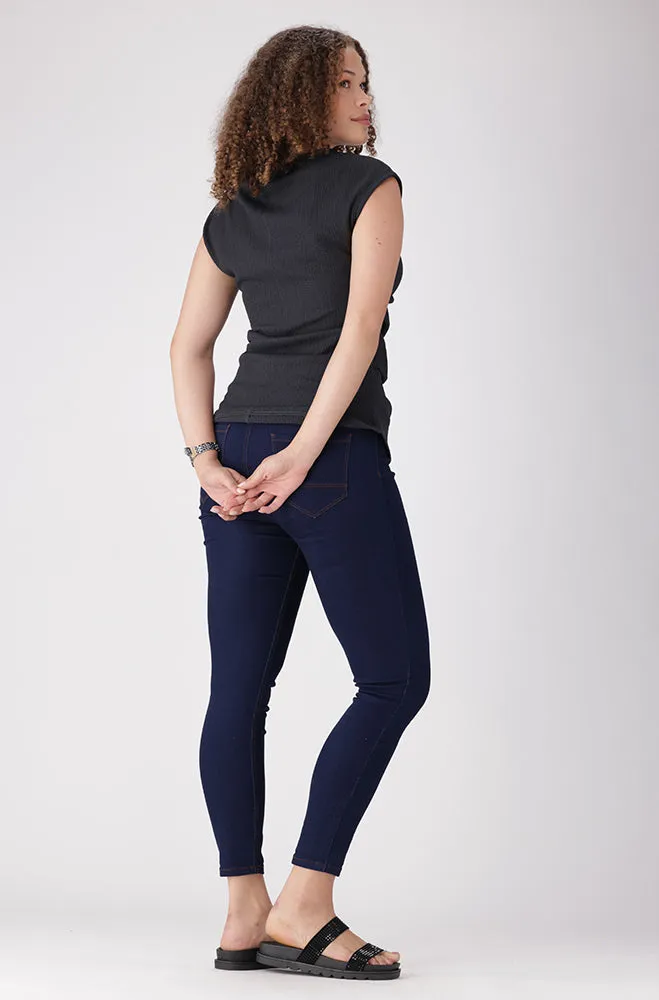 Tanya Textured Drape Top _ 156329 _ Grey sold by Dunns product image thumbnail 5