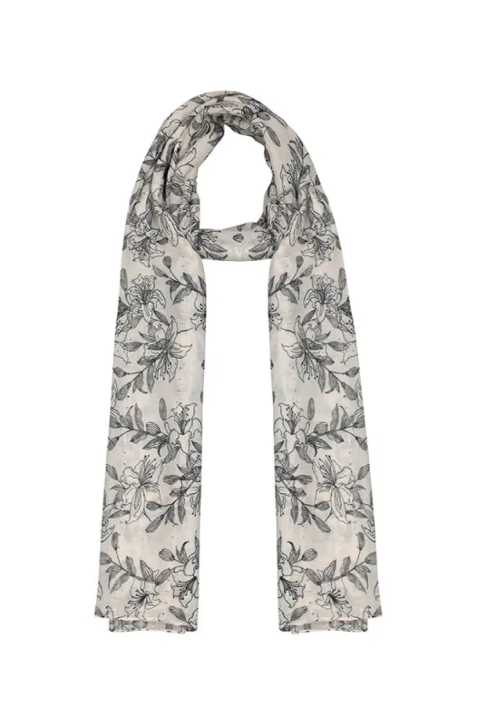 Zenith Printed Scarf _ 156244 _ Multi sold by Dunns