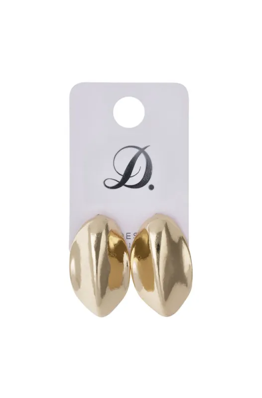 Kerry Statement Stud Earrings _ 156154 _ Gold made by Dunns