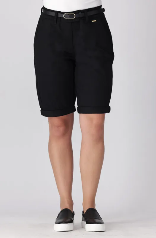 Ava Sateen Shorts _ 152780 _ Black sold by Dunns