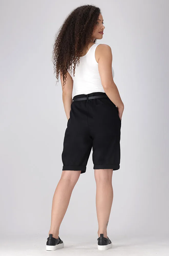 Ava Sateen Shorts _ 152780 _ Black sold by Dunns product image thumbnail 5