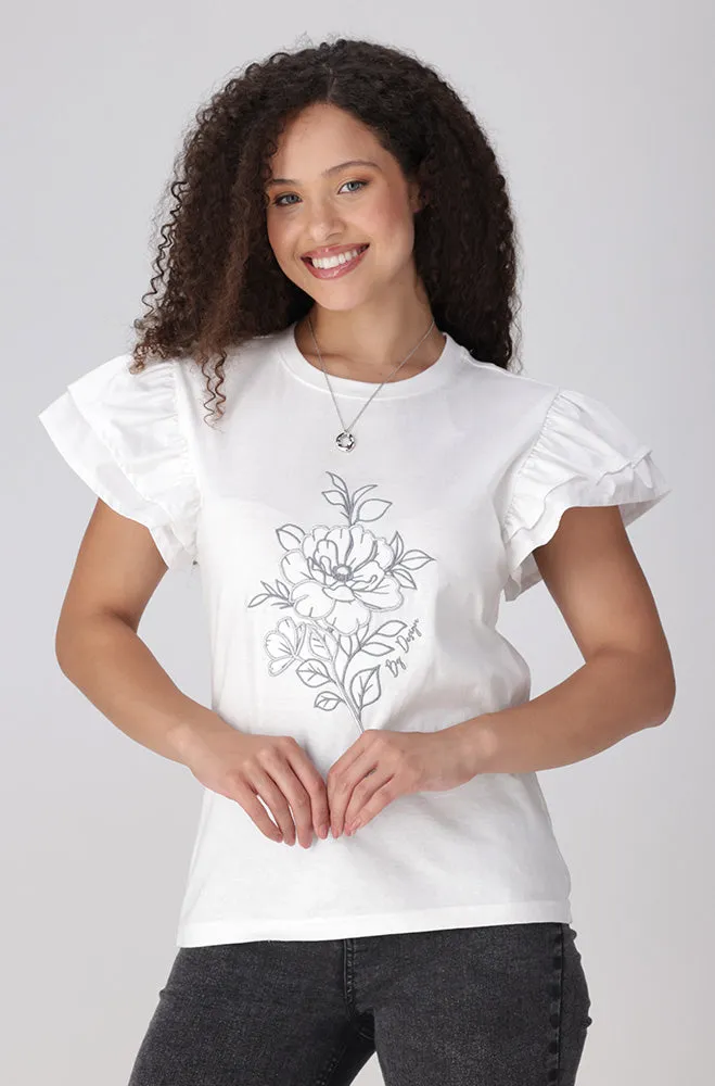 Jessie Combo Tshirt _ 156820 _ White sold by Dunns