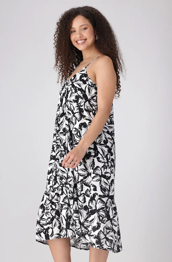 Laurel Strappy Tiered Dress _ 156135 _ Black sold by Dunns product image thumbnail 2