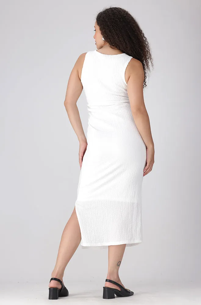 Jeniffer Sleevless Bodycon Dress _ 156498 _ White sold by Dunns product image thumbnail 4